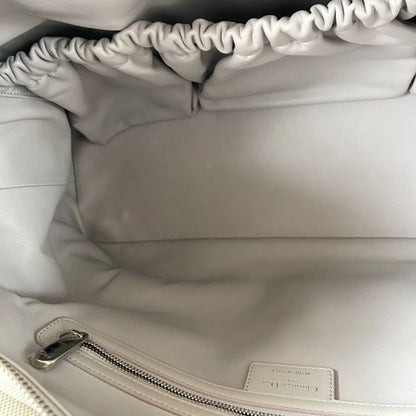 Dior Beige Leather Nappy Diaper Bag