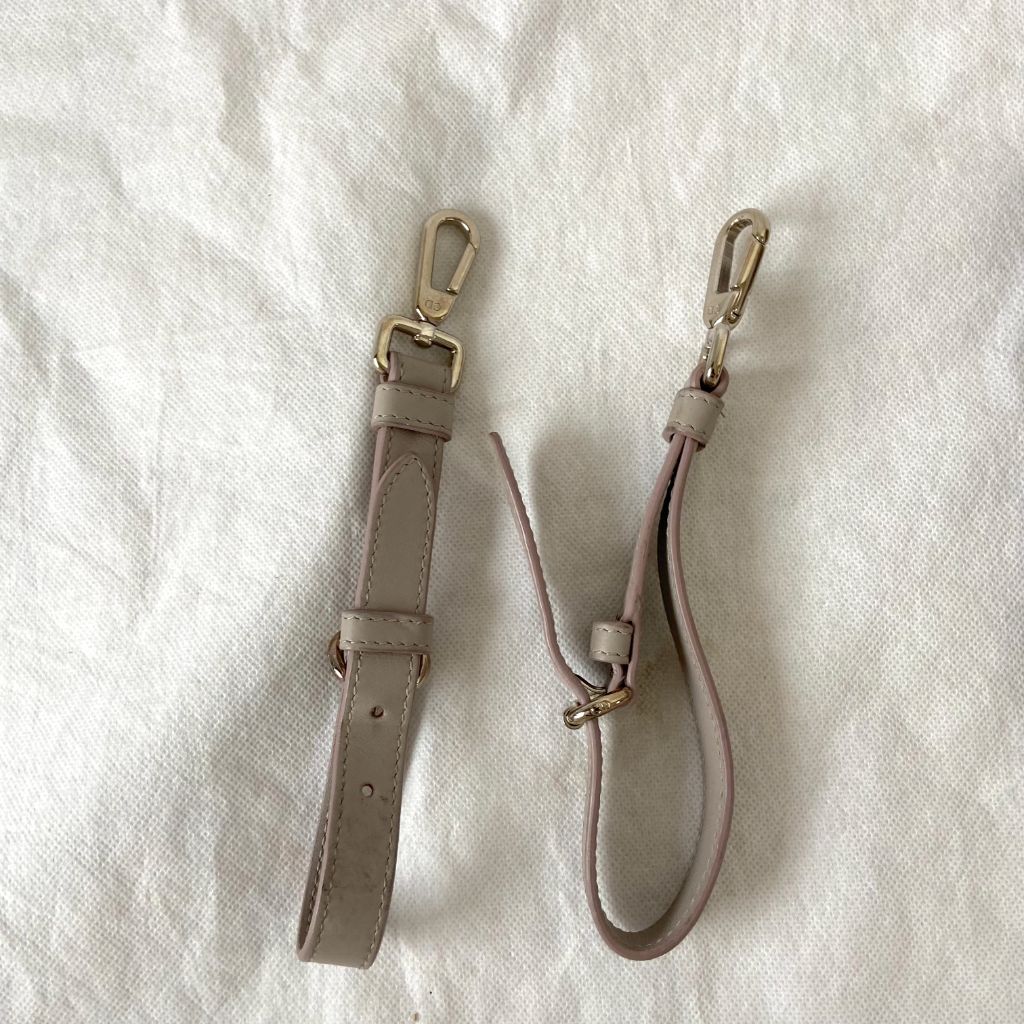 Dior Beige Leather Nappy Diaper Bag