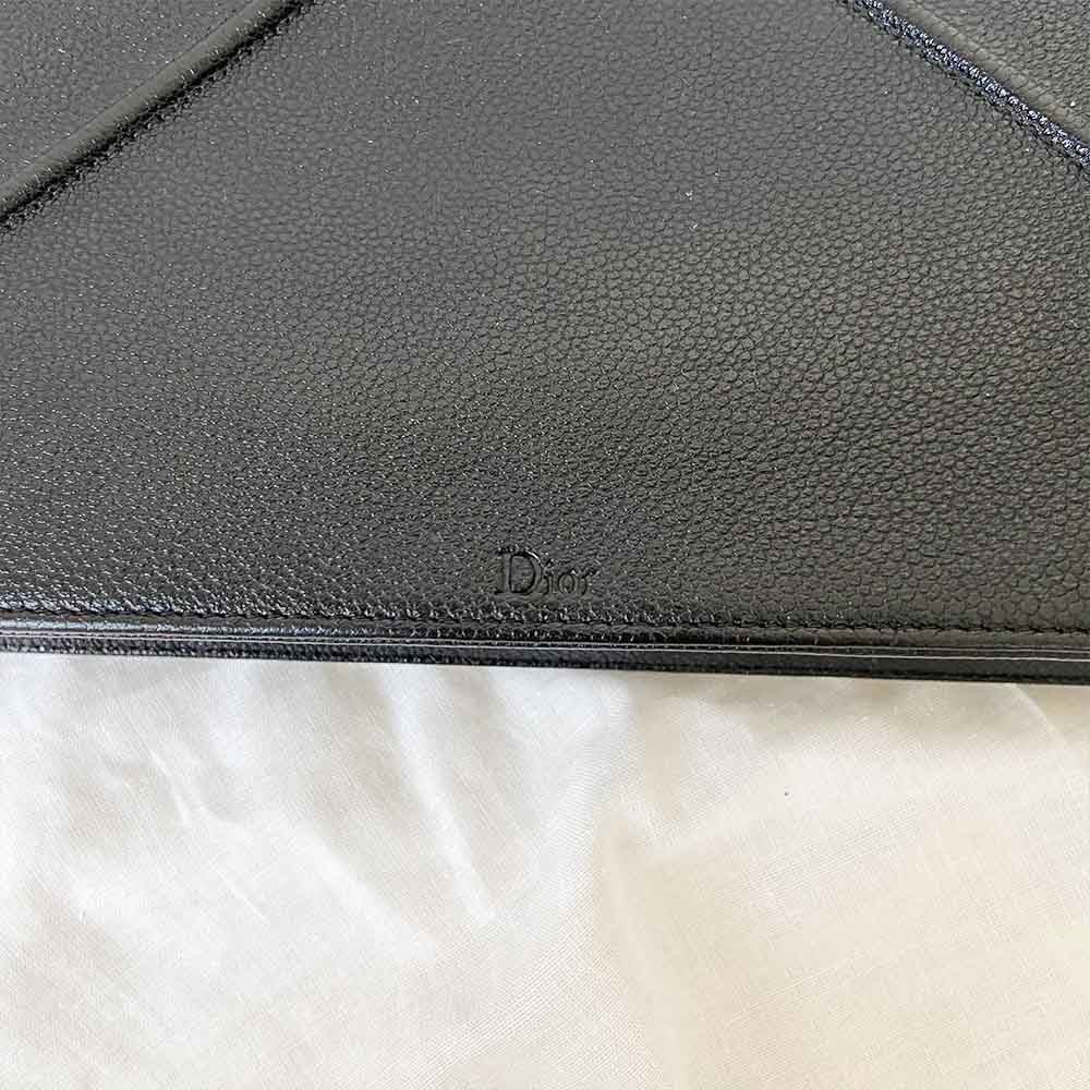 Dior Black Leather Large Diorama Flap Shoulder Bag