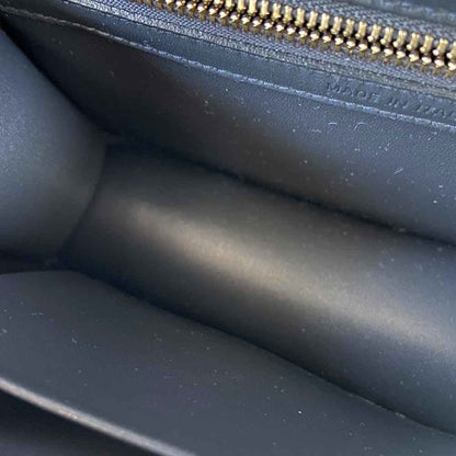 Dior Dark Blue Micro Cannage Patent Leather Small Diorama Shoulder Bag