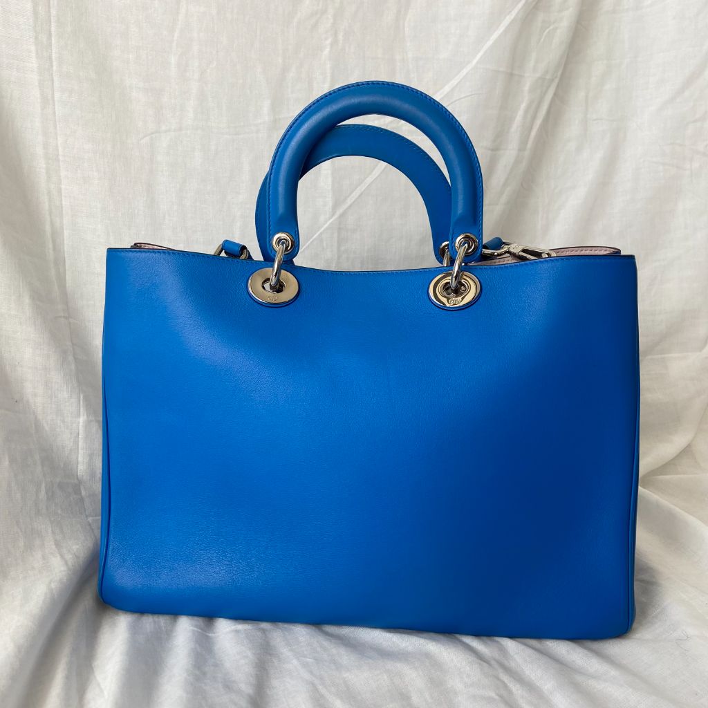 Dior Large Blue Diorissimo Tote Bag