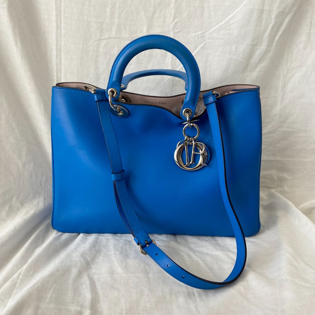 Dior Large Blue Diorissimo Tote Bag