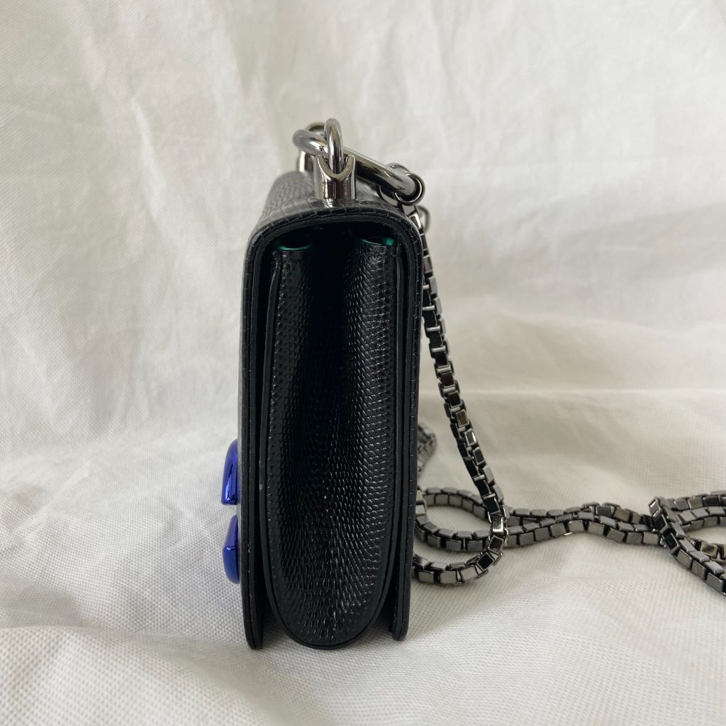 Dolce & Gabbana Black DG Girls Hashtag Logo Bag