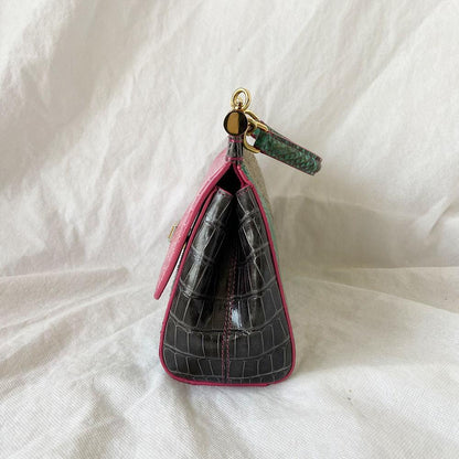 Dolce & Gabbana   Crocodile and Python Small Miss Sicily Bag