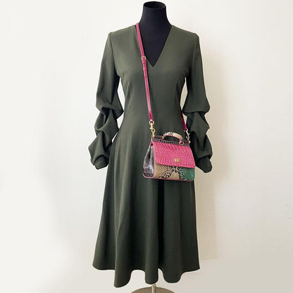 Dolce & Gabbana   Crocodile and Python Small Miss Sicily Bag