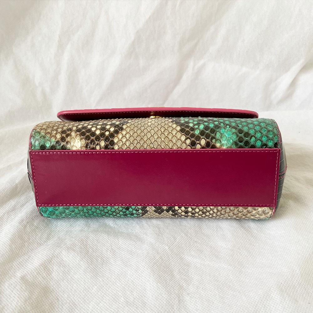 Dolce & Gabbana   Crocodile and Python Small Miss Sicily Bag