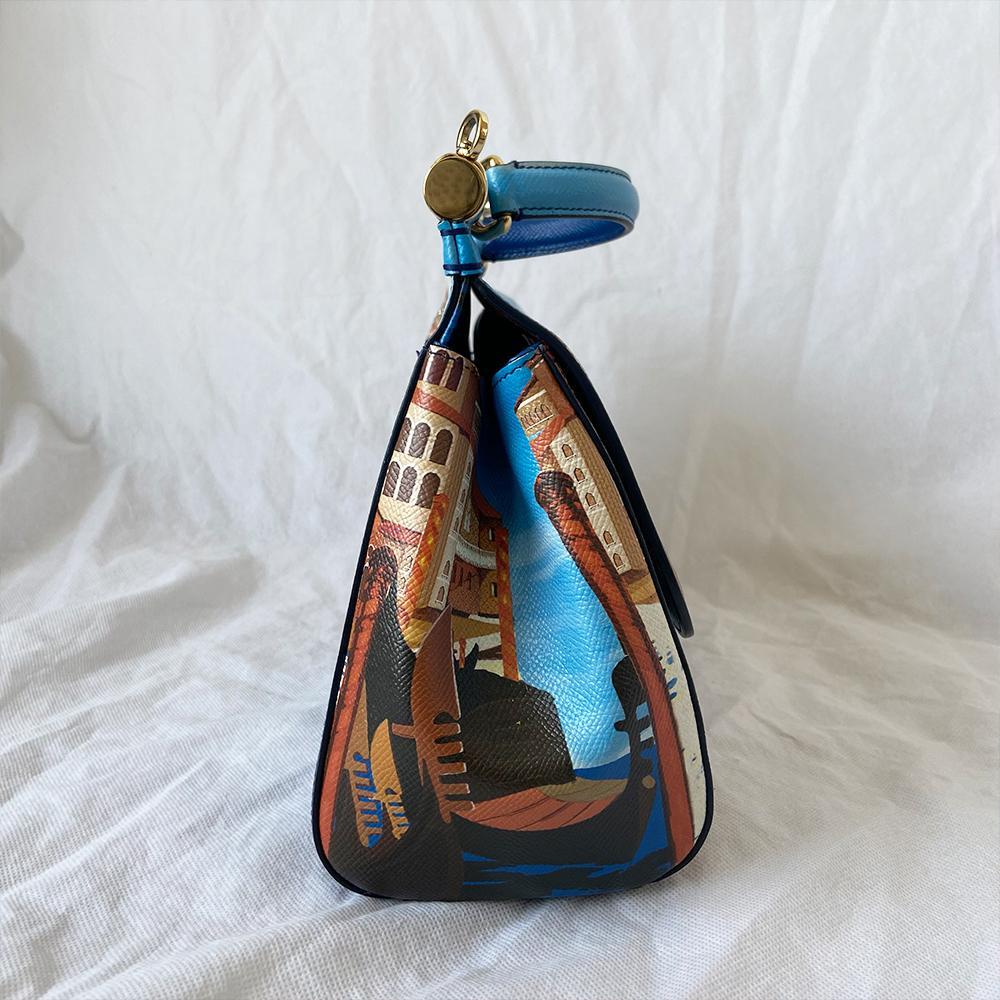 Dolce & Gabbana Sicily Printed Venezia Medium Bag