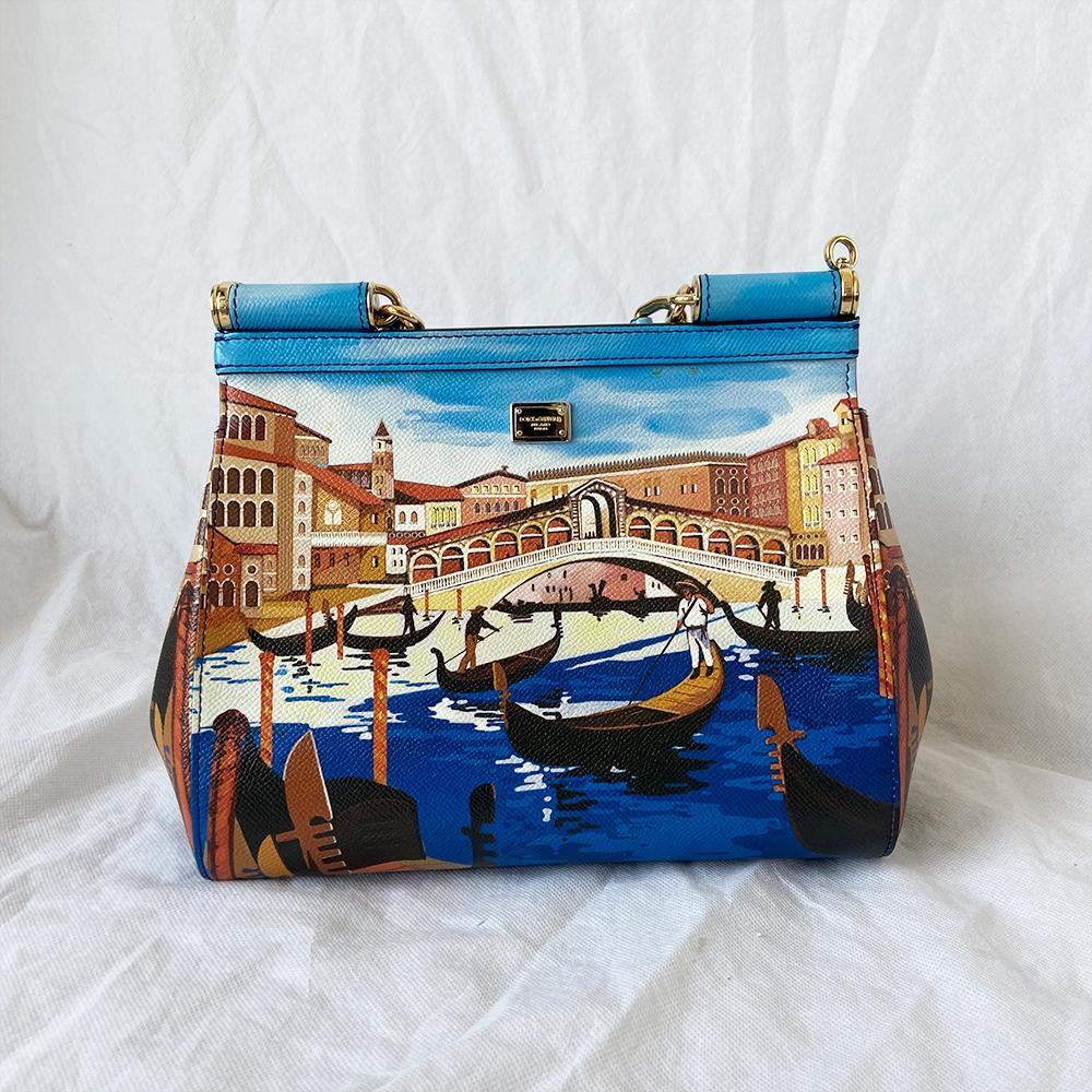 Dolce & Gabbana Sicily Printed Venezia Medium Bag