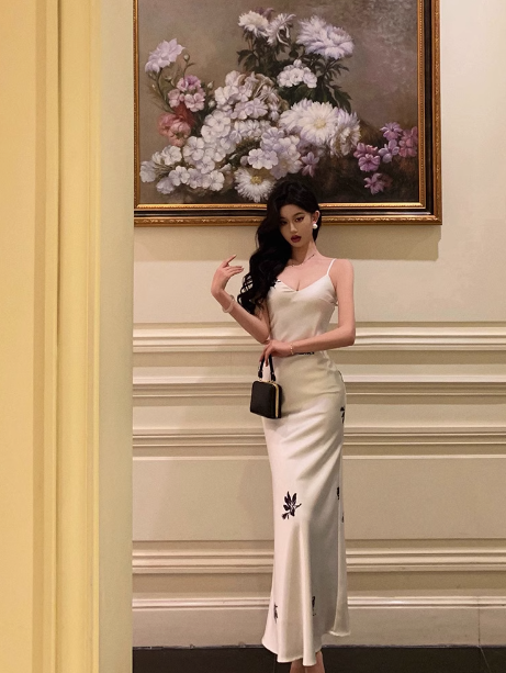 Classy Mermaid White Satin Long 18th Birthday Dress Party Gown 21st Birthday Outfits Birthday Dress Ideas For Women DP1294