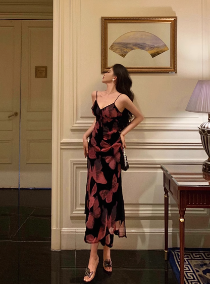 Elegant Mermaid Spaghetti Straps Pink Sleeveless 21st Birthday Dress Party Gown Birthday Outfits Birthday Dress Ideas For Women DP1396