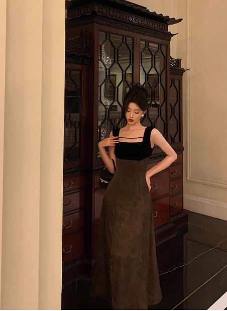 Modest A line Square Neckline Satin 21st Birthday Dress Party Gown Birthday Outfits Birthday Dress Ideas For Women DP1489