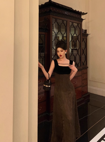 Modest A line Square Neckline Satin 21st Birthday Dress Party Gown Birthday Outfits Birthday Dress Ideas For Women DP1489