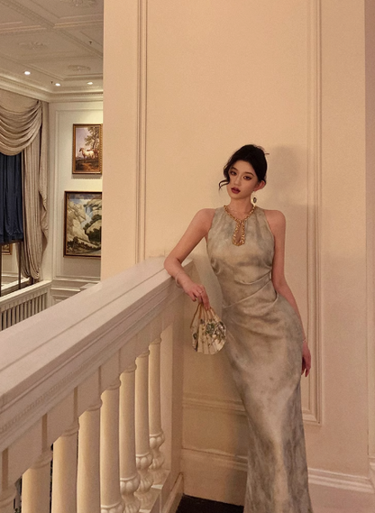 Classy Sheath Gold Beads Sleeveless 18th Birthday Dress Party Gown Birthday Outfits Birthday Dress Ideas For Women DP559