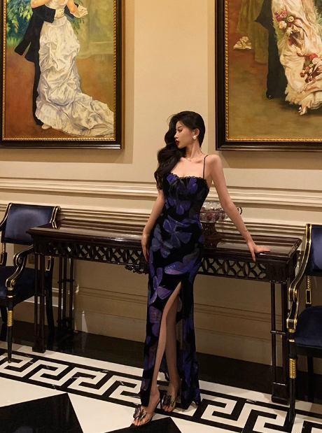 Classy Sheath Straps Blue 18th Birthday Dress Party Gown 21st Birthday Outfits Birthday Dress Ideas For Women DP589