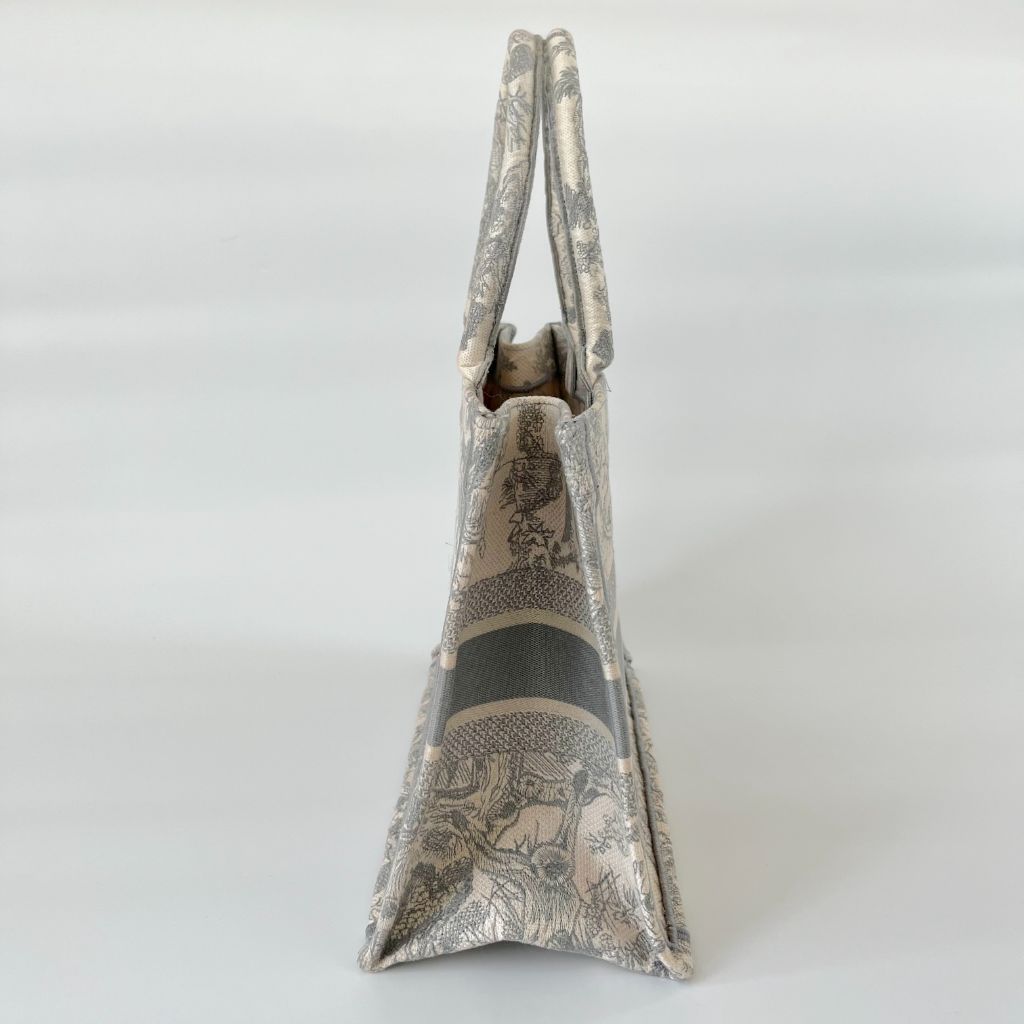 Dior Canvas Book Tote Medium Bag