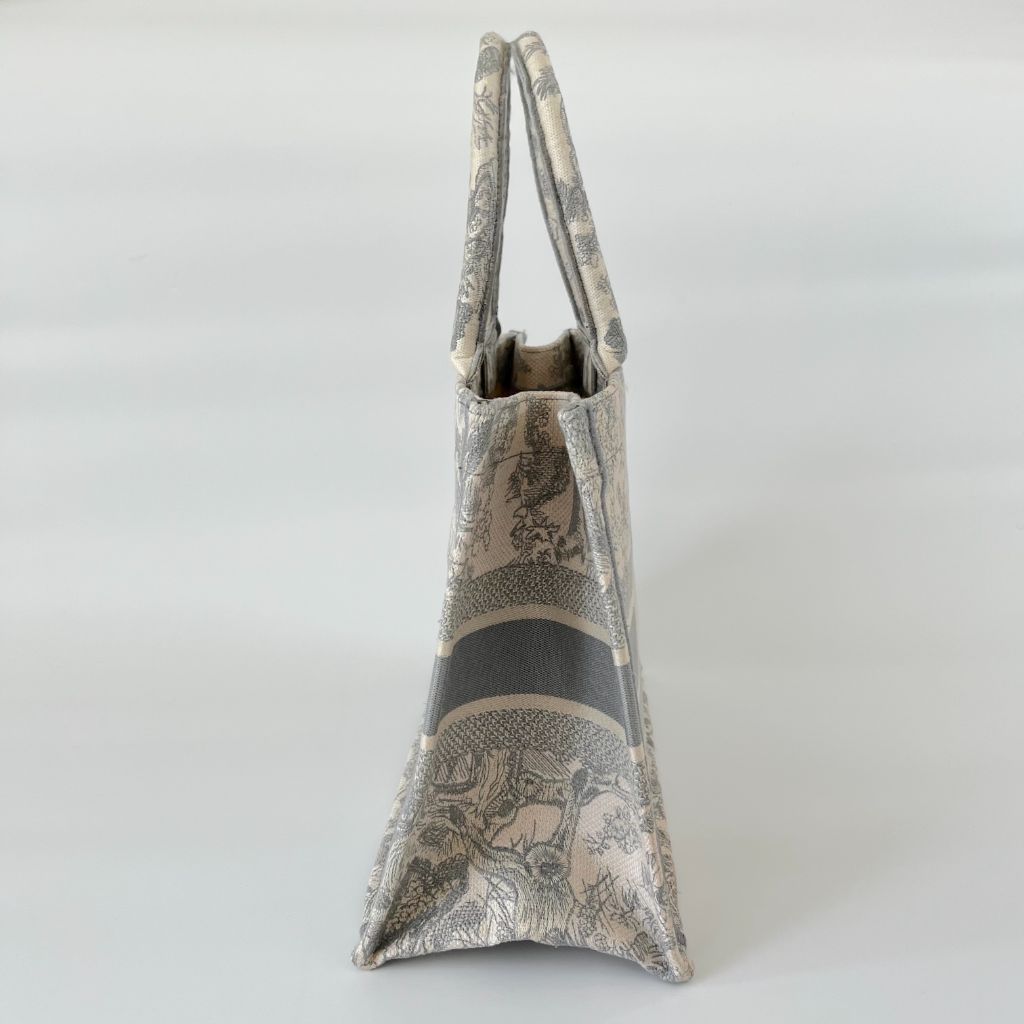 Dior Canvas Book Tote Medium Bag