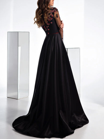 Sexy Mesh Elegant Wedding Ladies Dress