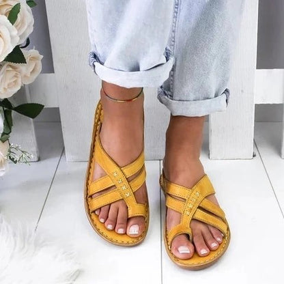 Wedge flip flops flat sandals