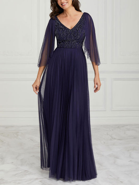 Mesh waist-skimming temperament delicate ladies dress