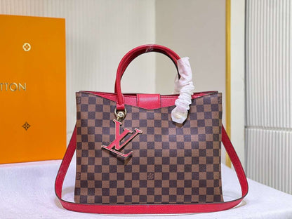 Louis Vuitton Damier Ebene Canvas Lv Riverside Tote