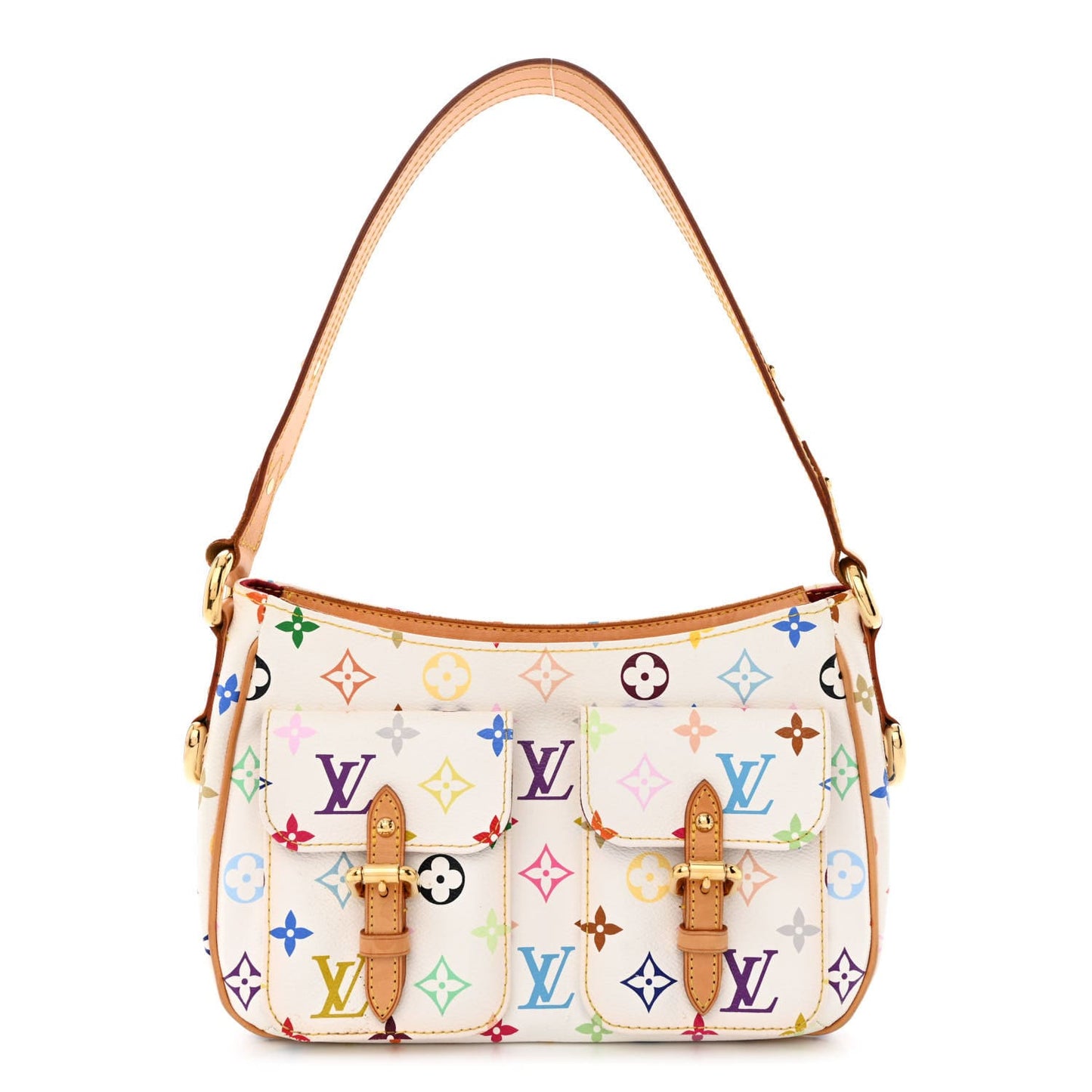 Louis Vuitton  Monogram Multicolor Lodge PM White