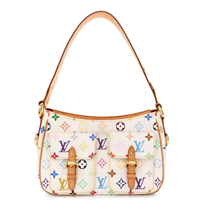 Louis Vuitton  Monogram Multicolor Lodge PM White