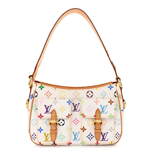 Louis Vuitton  Monogram Multicolor Lodge PM White