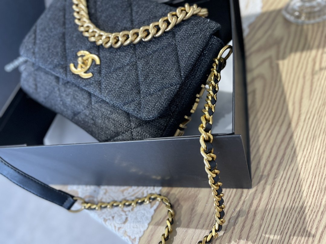 Chanel 19 Denim Flap Bag