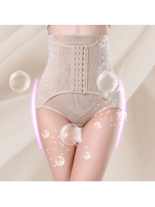Tummy tuck panties high waist mesh anti-roll buttocks corset