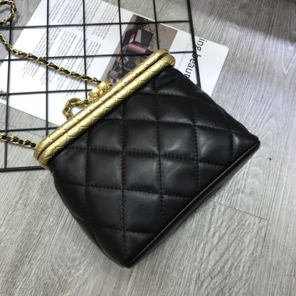 CHANEL  Quilted Micro My Crush Bag Black