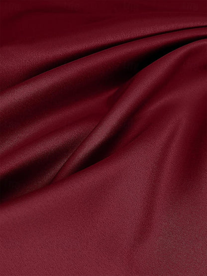 Round Neck Lace Solid Color Midi Dress