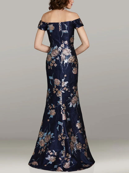 Bandeau Print Maxi Dress