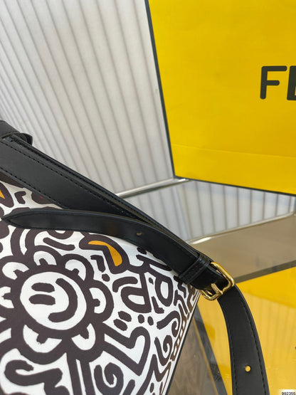 Fendi White x Mr Doodle Iconic Peekaboo Multiple colors