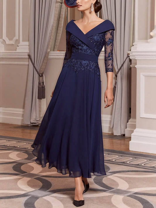 Lace Temperament Evening Party Women's Dress