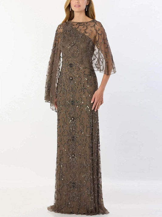 Lace Solid Color Dress Suit