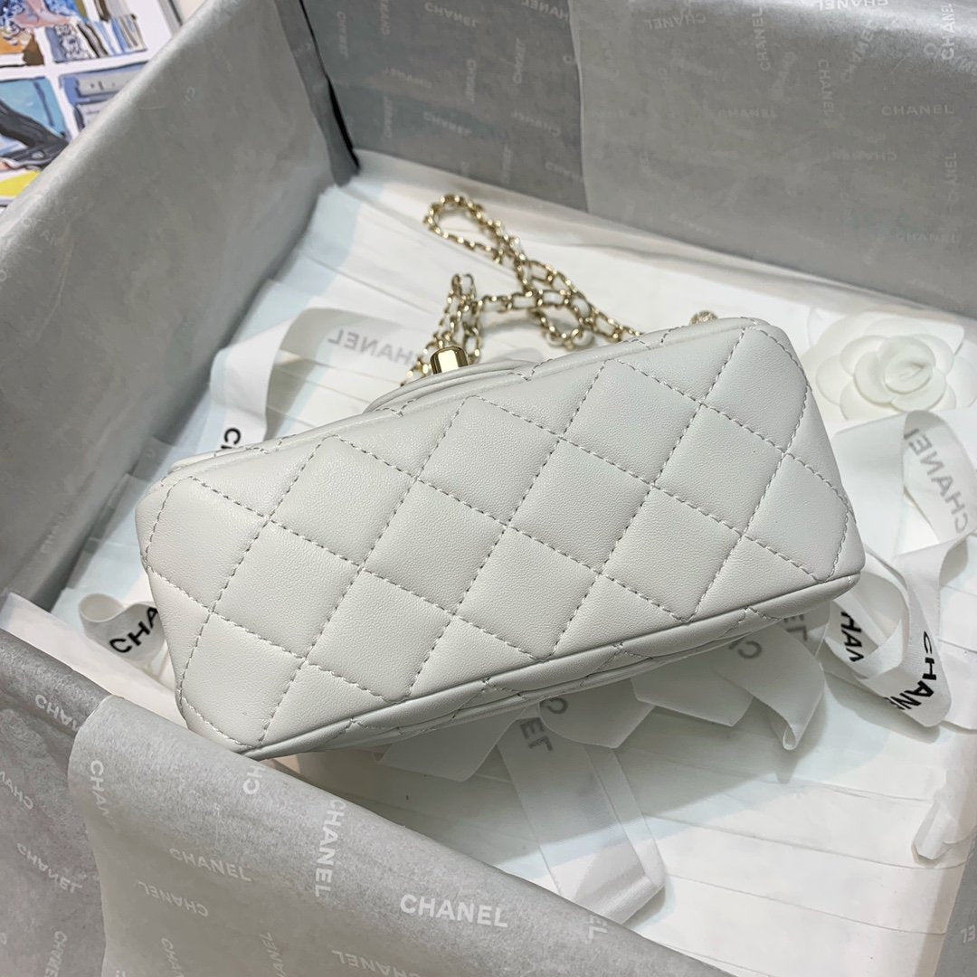 CHANEL 23C White Mini