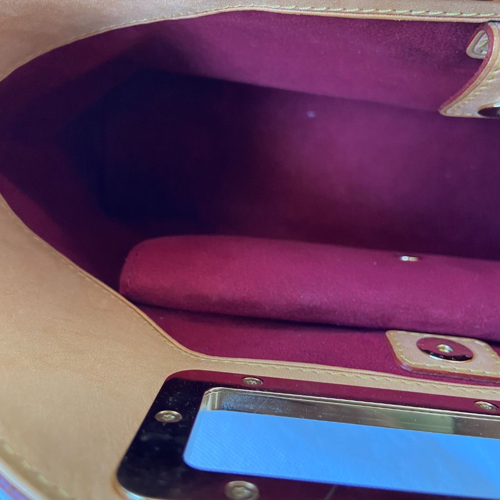 Louis Vuitton White Multicolor Monogram Canvas Judy MM Bag