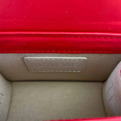 Jacquemus Red Leather Le Chiquito La Montagne Top Handle Bag