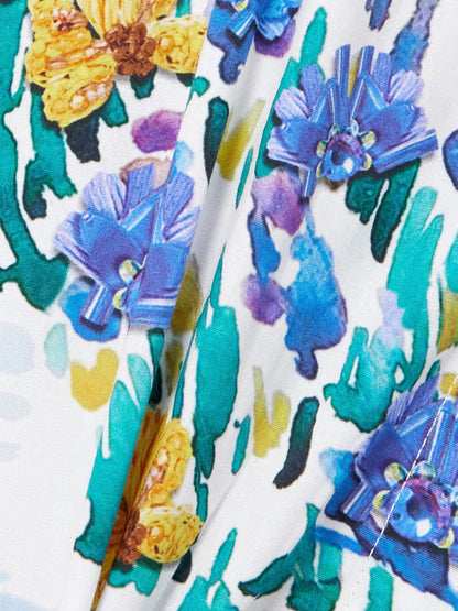 Belted Cotton-poplin Maxi Dress