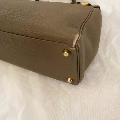 Hermès Kelly 35 Etain Togo Leather Handbag