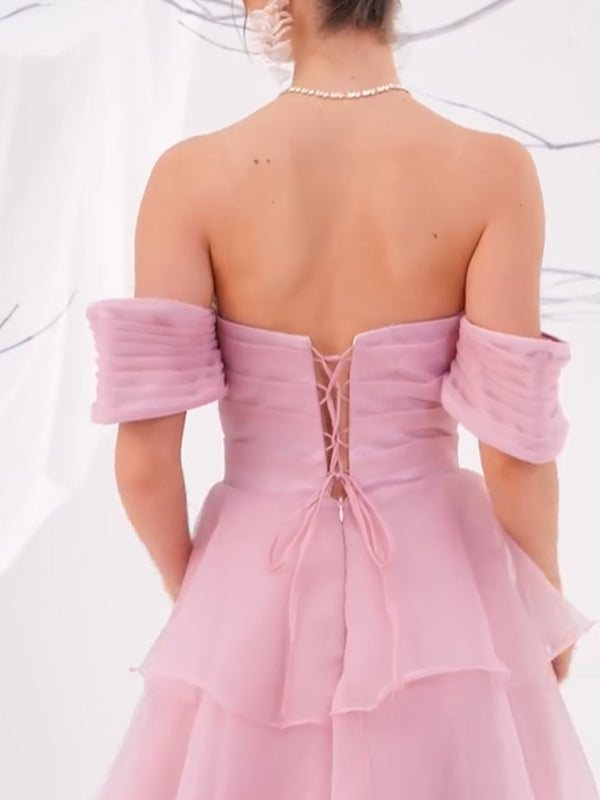 Elegant and Exquisite Tube Top Women's Dress