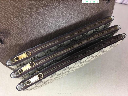 GUCCI GG Supreme Ophidia Web Sherry