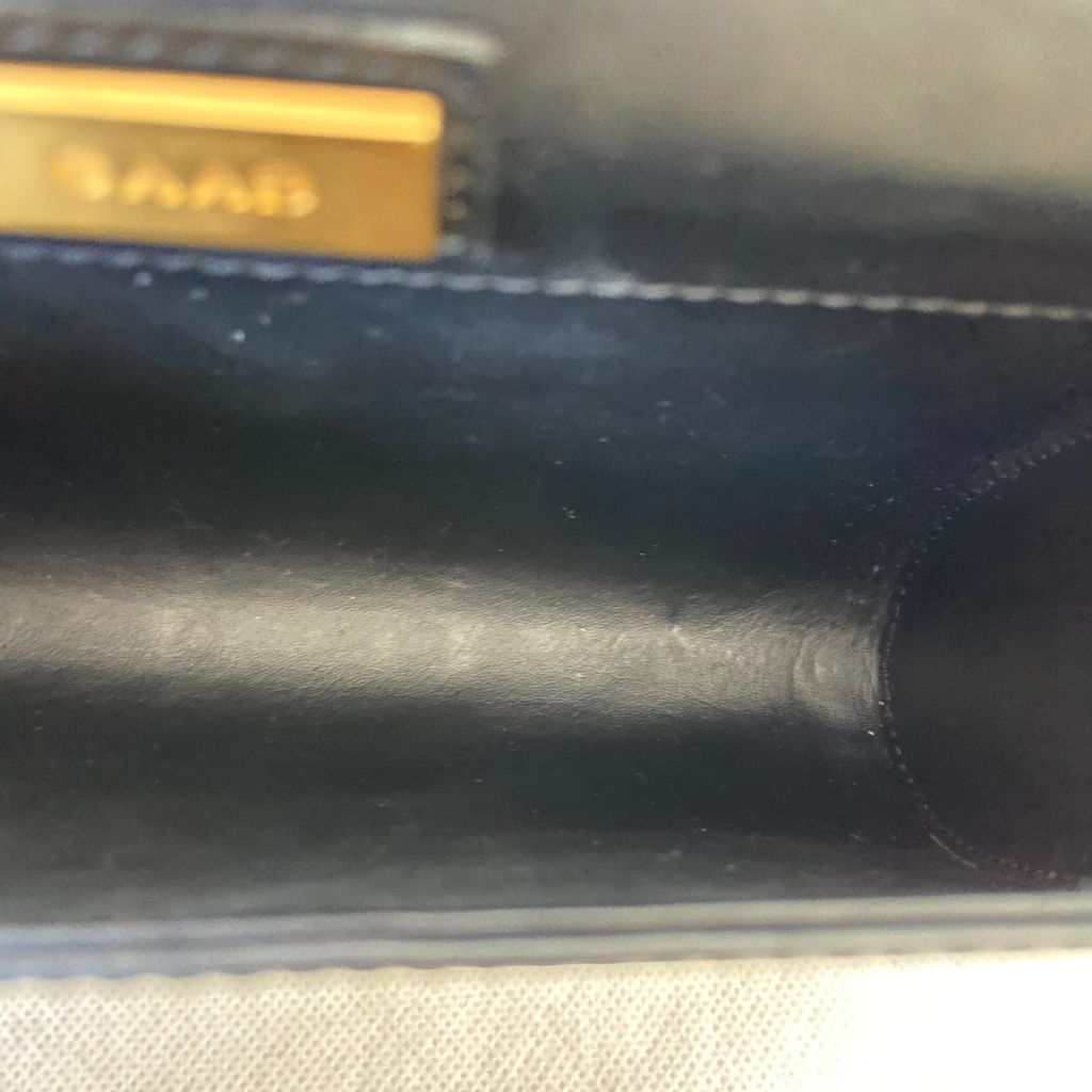 Elie Saab gold metal applique flap clutch with chain