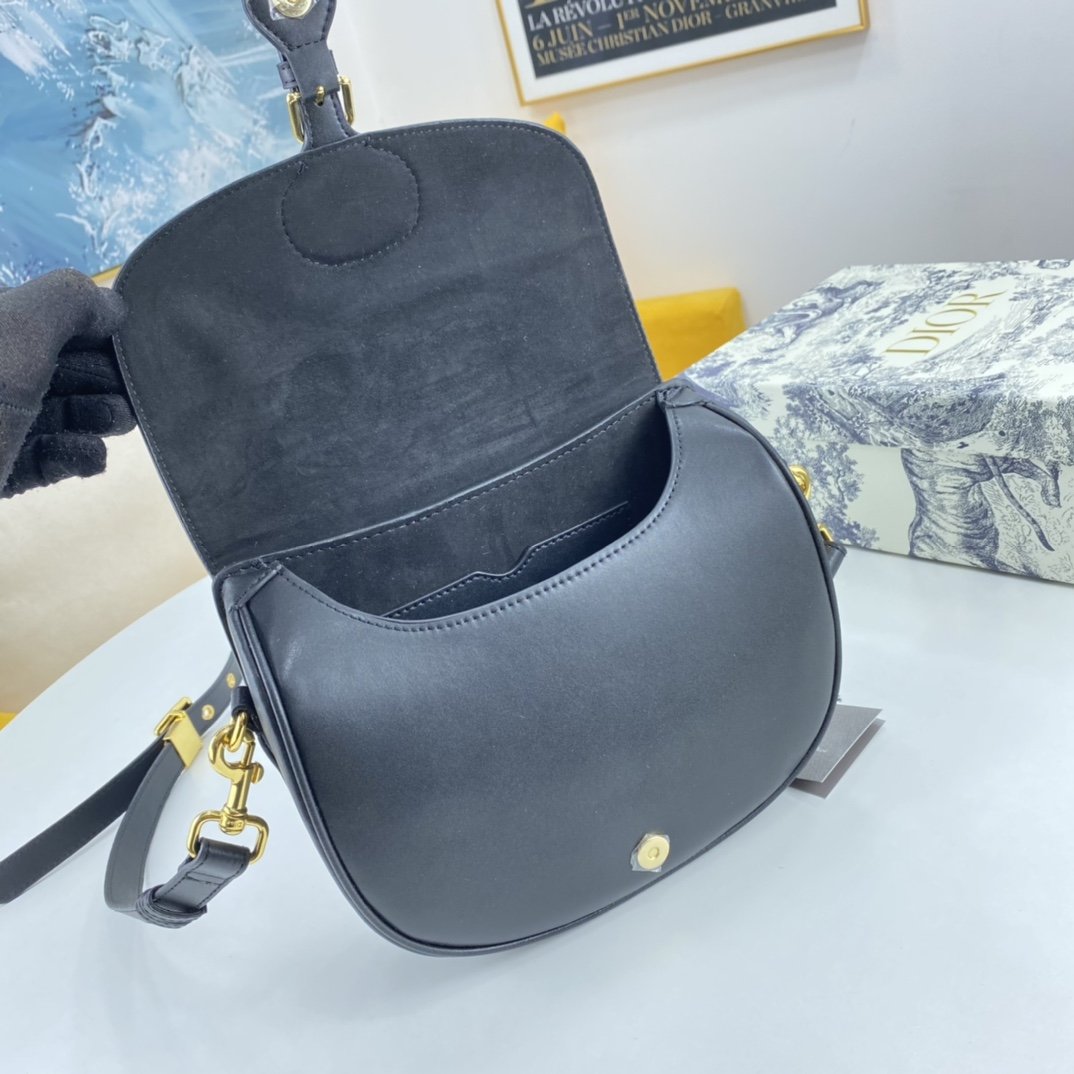 Dior Medium Dior Bobby Bag Black Box Calfski