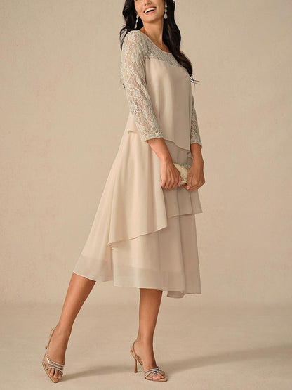 Multi-layered Chiffon Temperament Party Dress