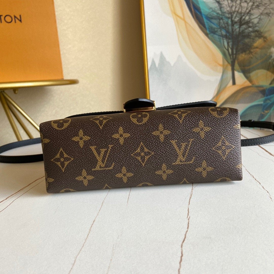 Louis Vuitton Monogram Locky BB Crossbody with Noir