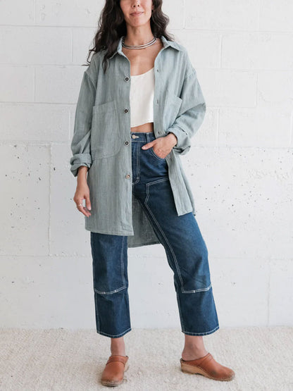 Loose Casual Simple Women's Shirt