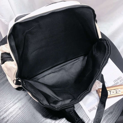 CHANEL SPORT LINE IVORY BLACK BOSTON TRAVEL BAG