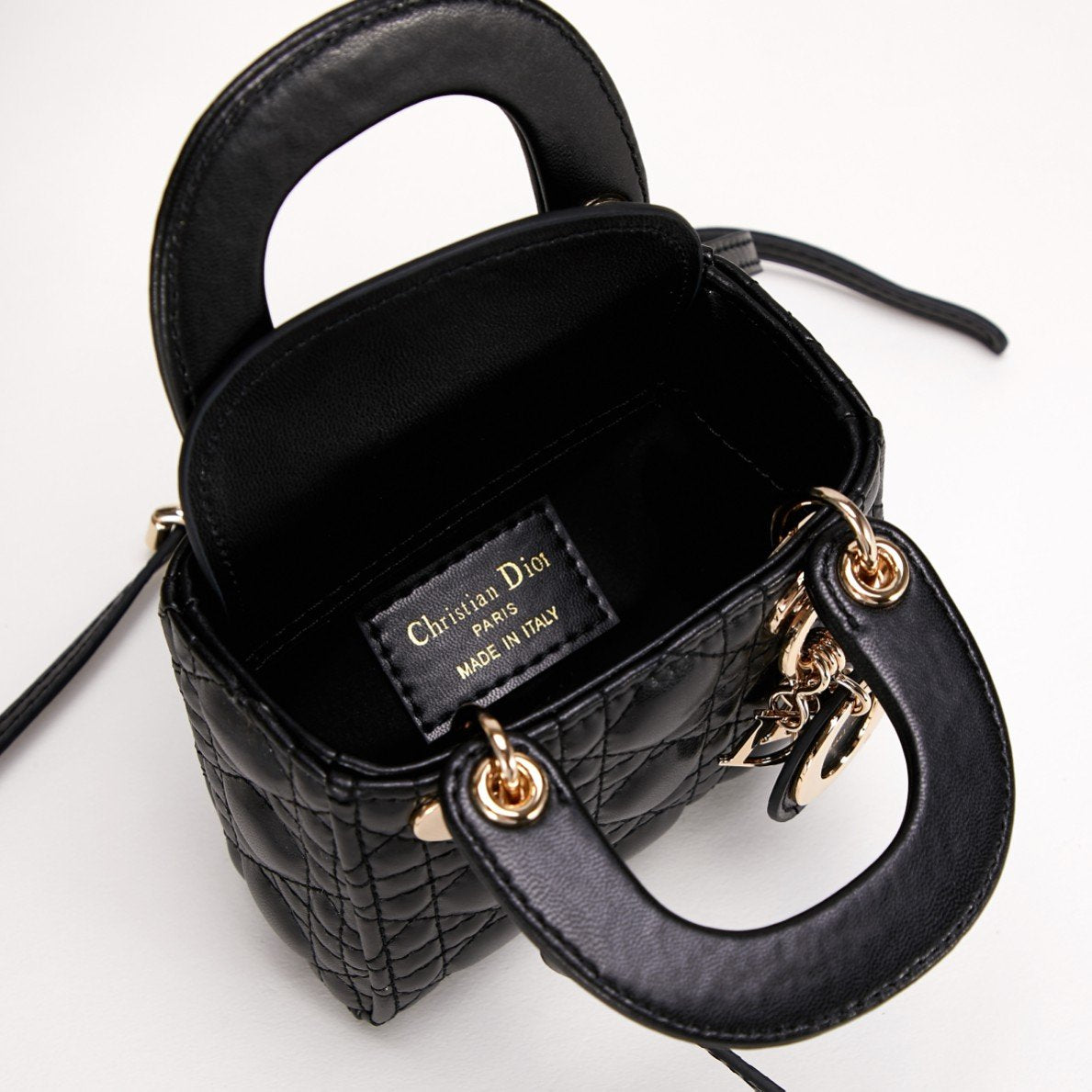 Dior Dior Micro Bag Black Cannage