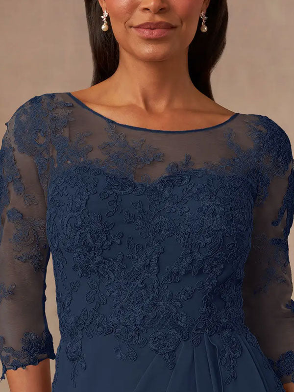 Lace and Chiffon Women's Dress